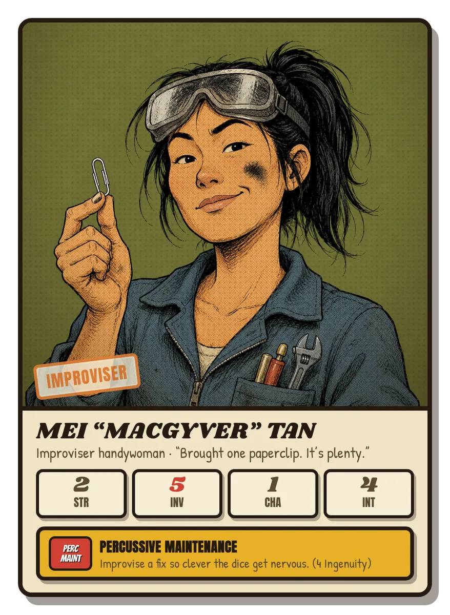 Mei "MacGyver" Tan